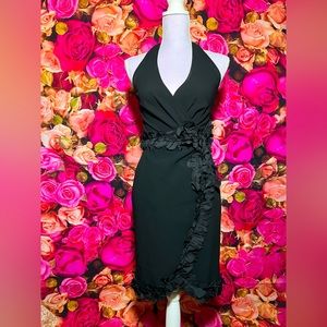 Moschino V-neck halter dress